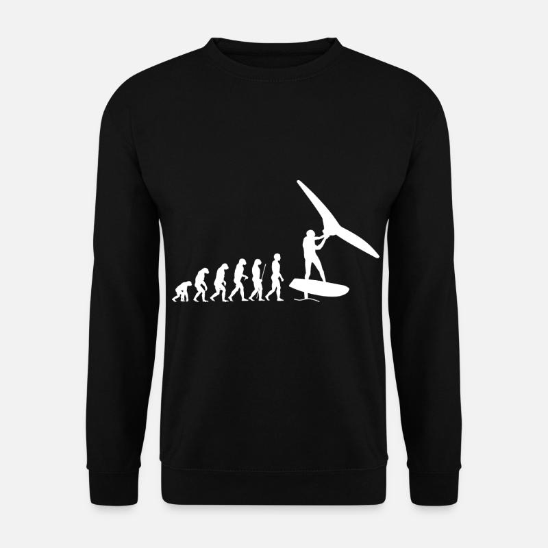 Wingfoil Evolution - Unisex Pullover - Schwarz