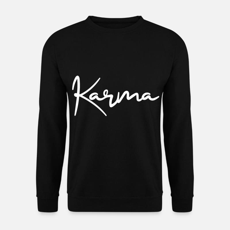 Karma - Unisex Sweatshirt - black