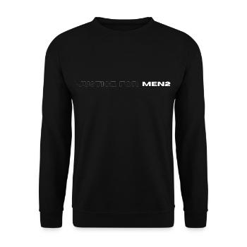 Justice for men2 - Unisex Sweatshirt - black - Front - Alina (178cm) & Michal (187cm)