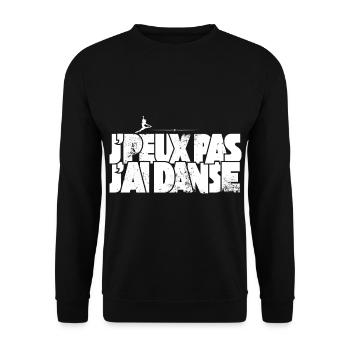 J'peux pas j'ai Danse - Sweat-shirt Unisexe - noir - Devant - Alina (178cm) & Michal (187cm)