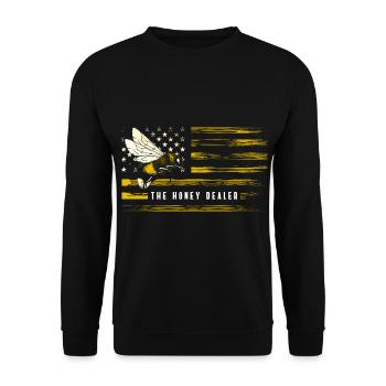 Beekeepers, bumblebees, insects, world saviors - Unisex Sweatshirt - black - Front - Alina (178cm) & Michal (187cm)