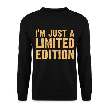 Lustige Sprüche, Geschenk zB Geburtstag, Nerd Sexy - Unisex Pullover - Schwarz - Vorne - Alina (178cm) & Michal (187cm)