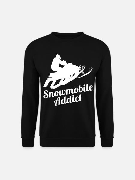 Snowmobile Snowmobile Winter Snowmobile - Unisex Sweatshirt - black