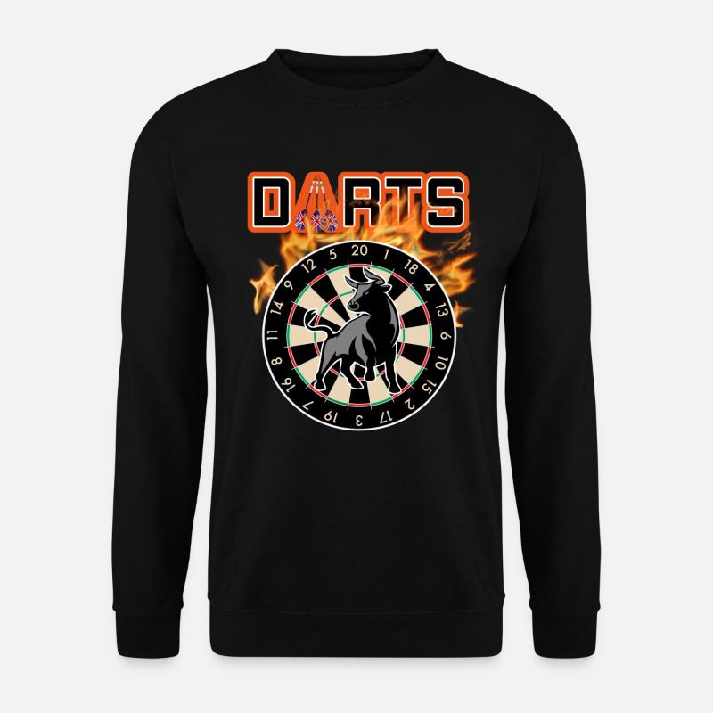 Darts Bullseye - Unisex Pullover - Schwarz