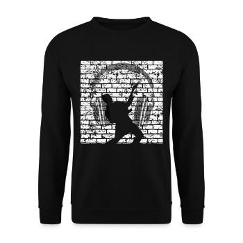 Guitare. Musique. rock - Sweat-shirt Unisexe - noir - Devant - Alina (178cm) & Michal (187cm)