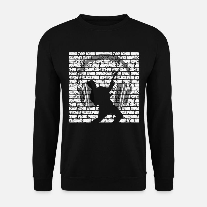 Gitarre. Musik. Rock - Unisex Pullover - Schwarz