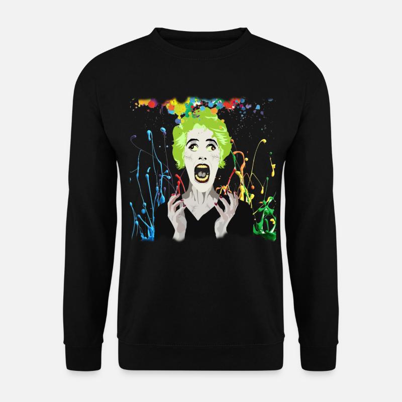 Crazy Lady - Unisex Sweatshirt - black