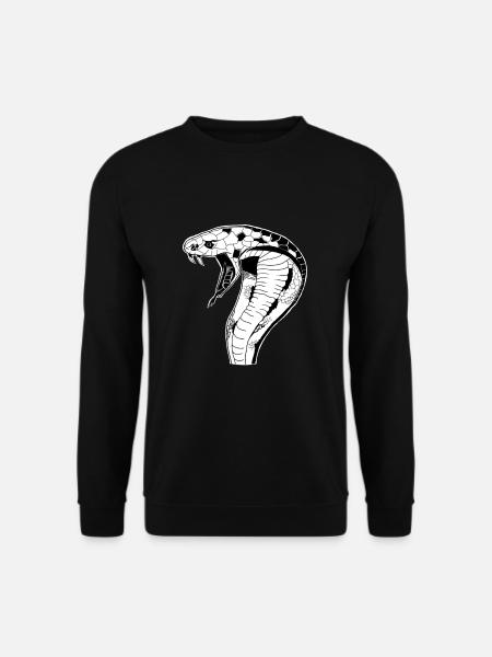 Snake. Cool gift idea - Unisex Sweatshirt - black