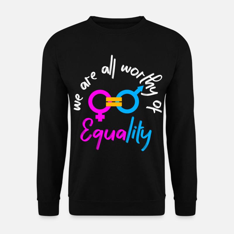 Gleichberechtigung - Unisex Pullover - Schwarz