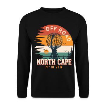 Nordkap Nord Kap Kap Nord - Unisex Pullover - Schwarz - Vorne - Alina (178cm) & Michal (187cm)