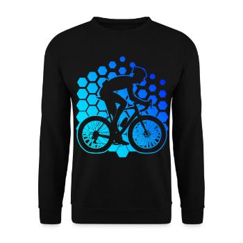 Cyclisme de route Vélo de route Vélo de route Cycliste de route - Sweat-shirt Unisexe - noir - Devant - Alina (178cm) & Michal (187cm)