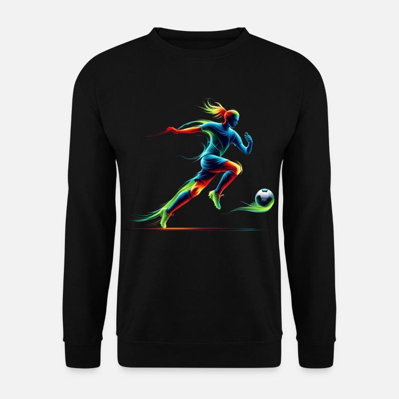 Fußball - Unisex Pullover - Schwarz