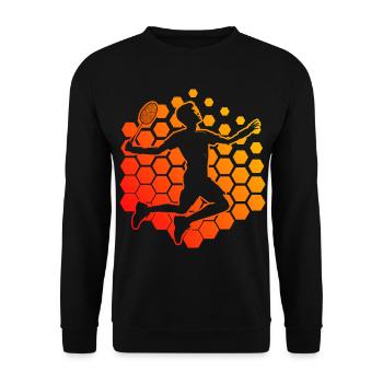 Badminton Hommes Badminton Joueurs de Badminton Femmes - Sweat-shirt Unisexe - noir - Devant - Alina (178cm) & Michal (187cm)