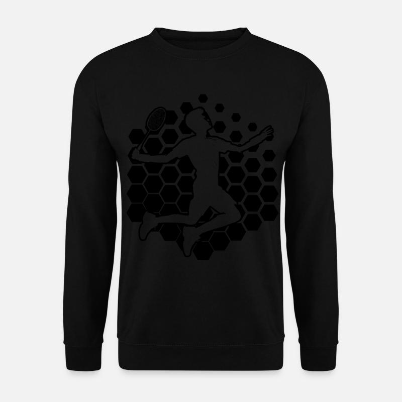 Herren Badmintonspieler Squash Damen Badminton - Unisex Pullover - Schwarz