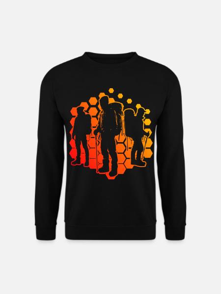 Bouldering Climbing Men's Bouldering Climber - Unisex Sweatshirt - black