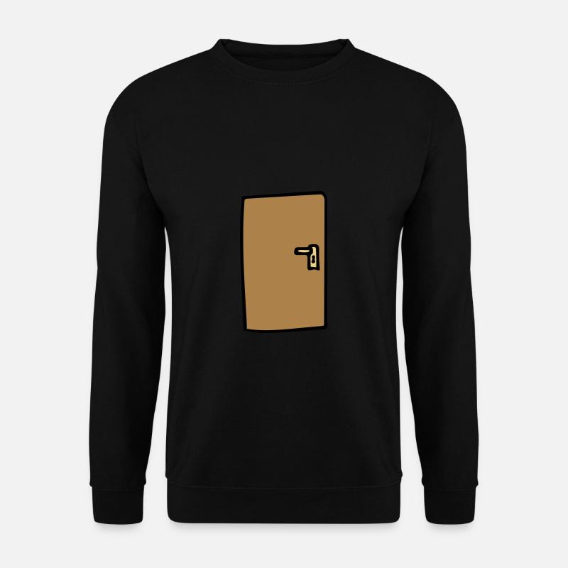 Tür Farbe Anpassbar - Unisex Pullover - Schwarz