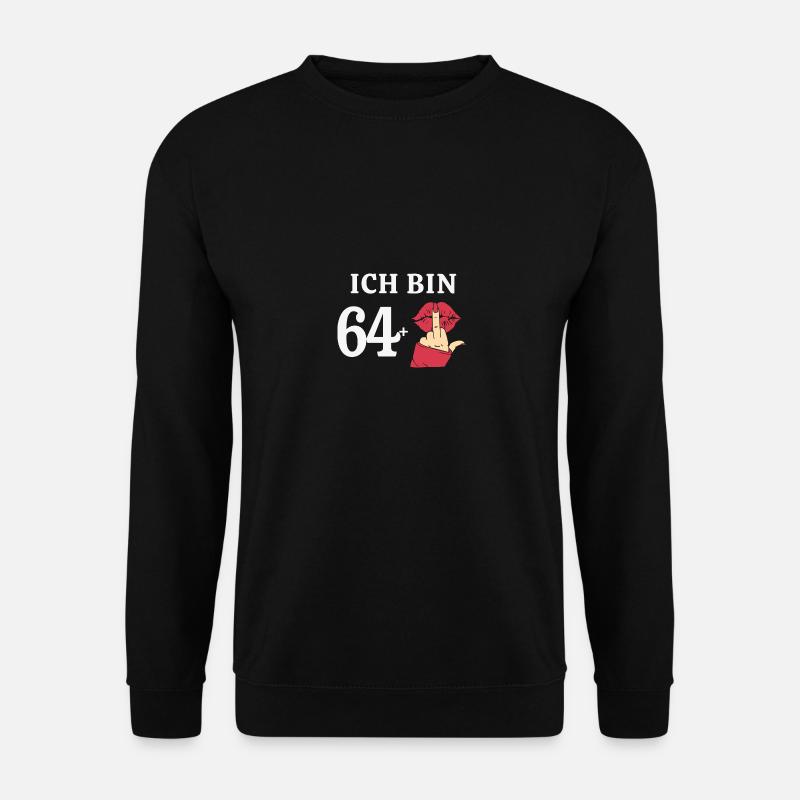 65 Jahre Geburtstagsspruch Runder Geburtstag 65. - Unisex Pullover - Schwarz