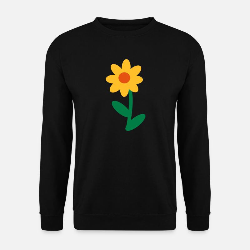 Blume - Unisex Pullover - Schwarz