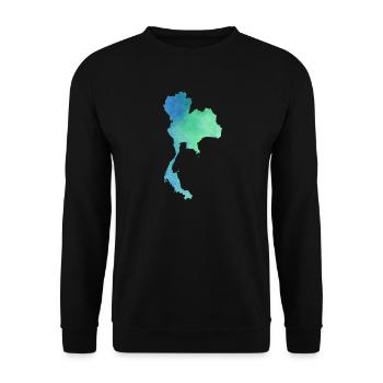 Thailand - Unisex Pullover - Schwarz - Vorne - Alina (178cm) & Michal (187cm)