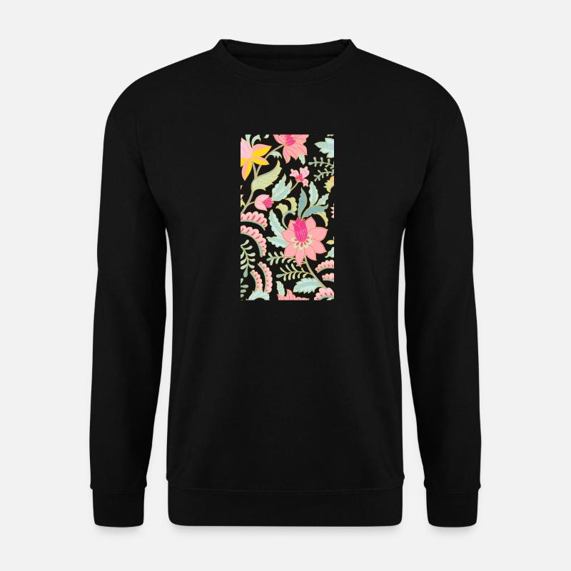 Fleurs - Sweat-shirt Unisexe - noir