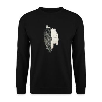 Escape the Ordinary (extrait) - Sweat-shirt Unisexe - noir - Devant - Alina (178cm) & Michal (187cm)