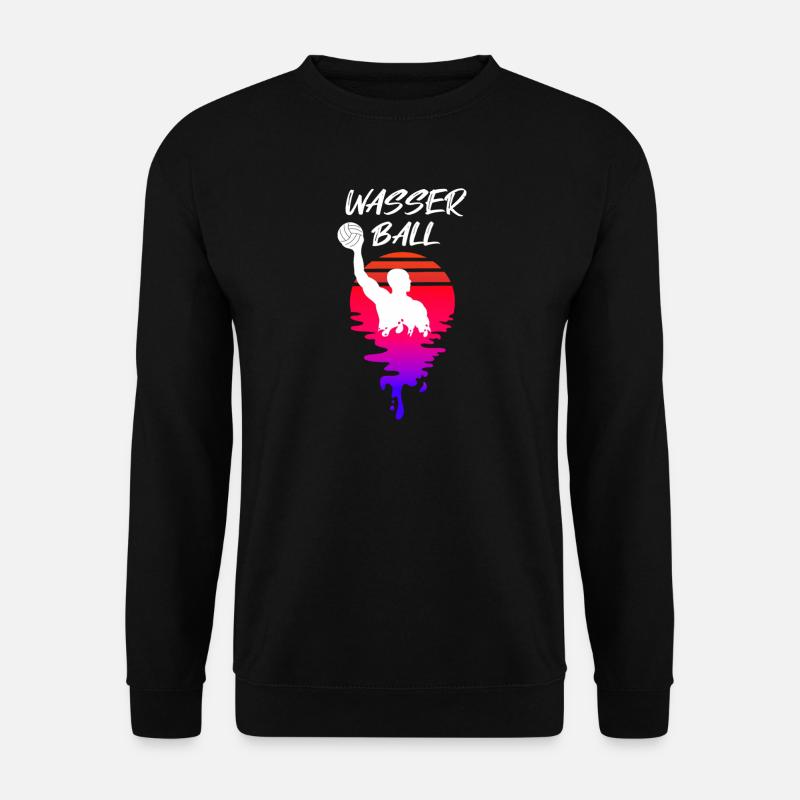 Wasserball Spieler Sunset - Unisex Pullover - Schwarz