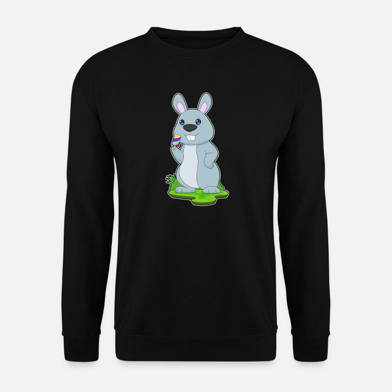 Popsicles lapin - Sweat-shirt Unisexe - noir