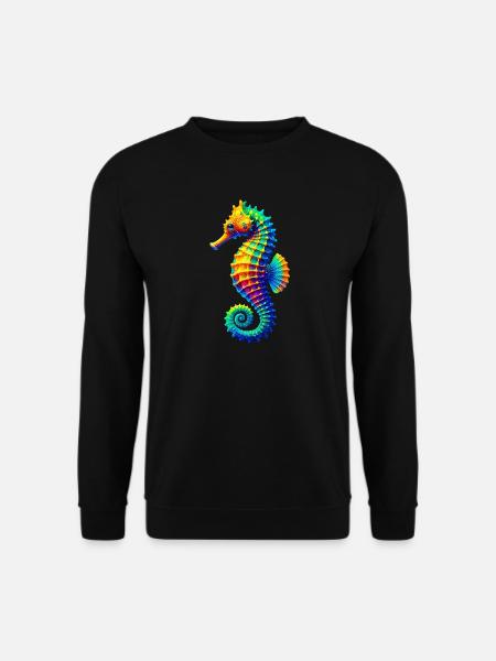 Seepferdchen - Unisex Pullover - Schwarz