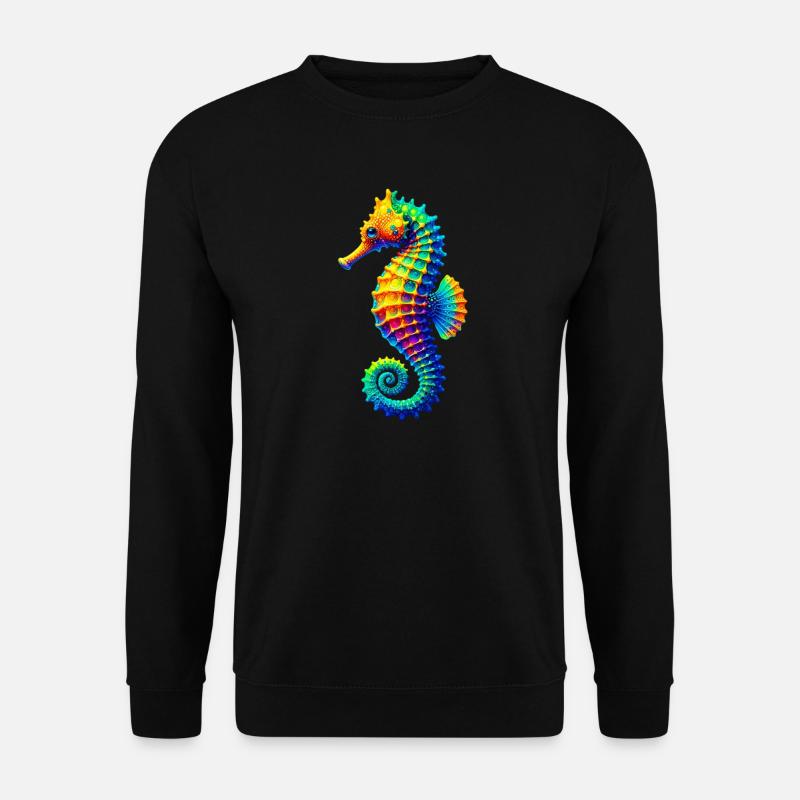 Seepferdchen - Unisex Pullover - Schwarz