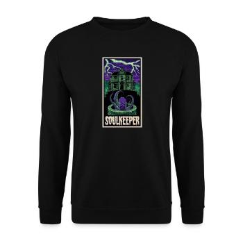 Soulkeeper - Unisex Sweatshirt - black - Front - Alina (178cm) & Michal (187cm)