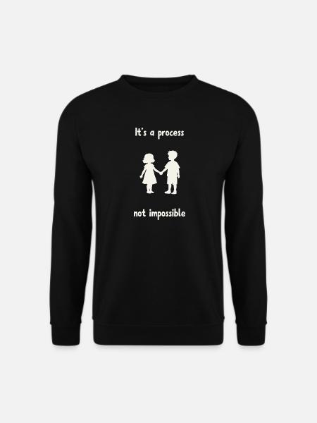 It's not impossible. - Unisex Sweatshirt - black