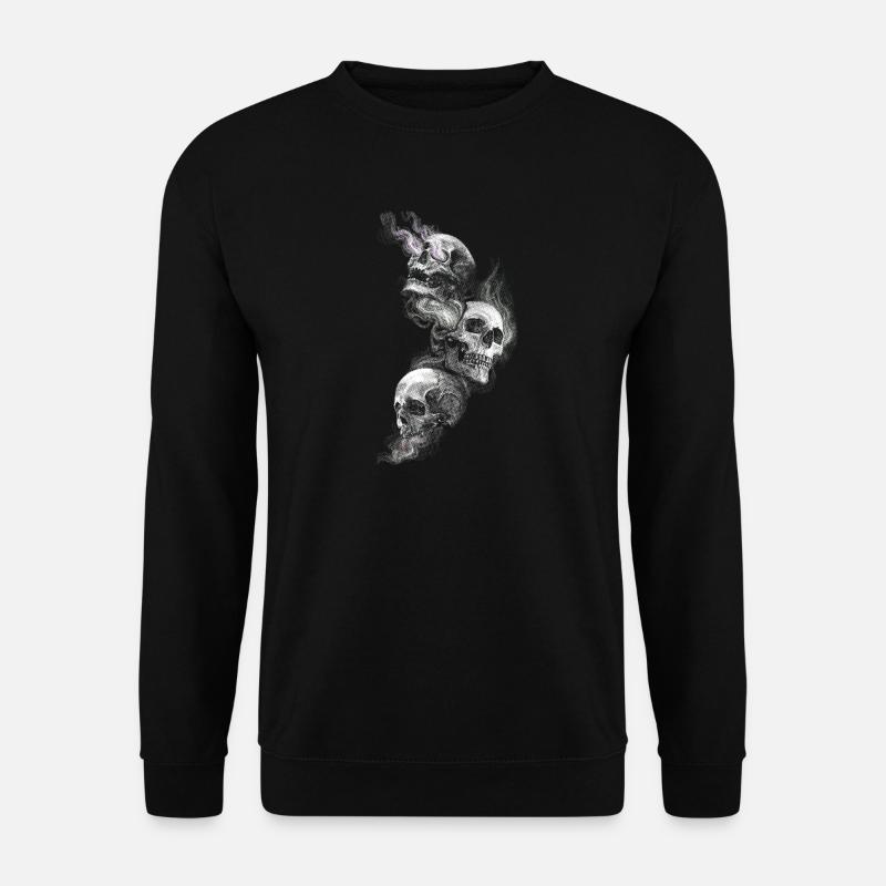 Schädel - Unisex Pullover - Schwarz
