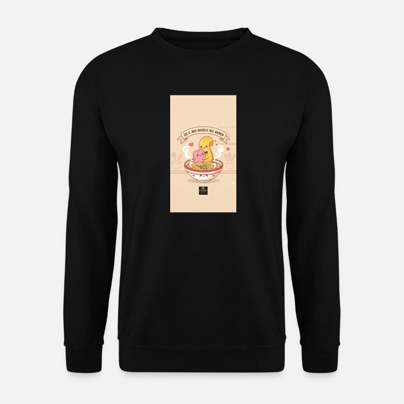 Leckere Threads Ramen - Unisex Pullover - Schwarz