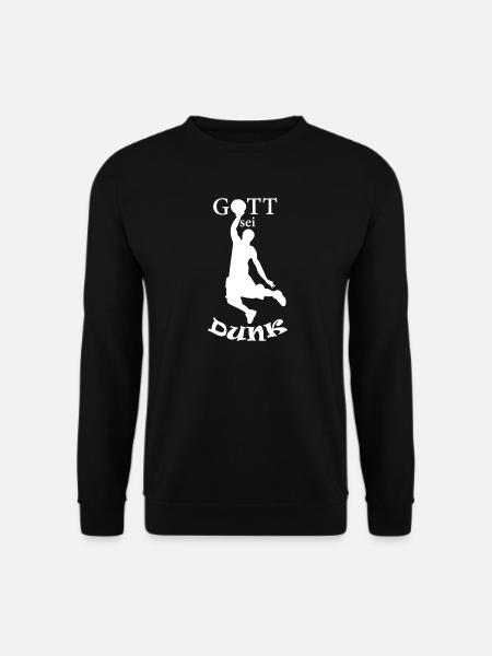 Gott sei Dunk - Unisex Pullover - Schwarz