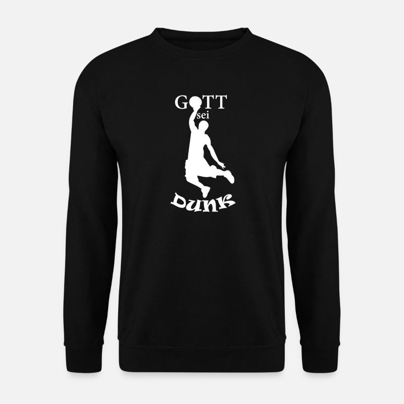 Gott sei Dunk - Unisex Pullover - Schwarz
