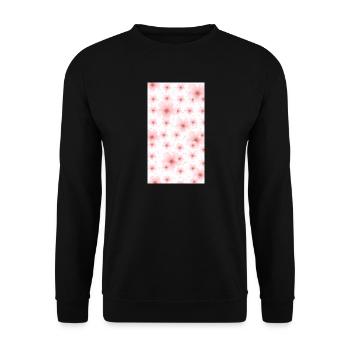 Bouquet de fleurs aquarelles roses - Sweat-shirt Unisexe - noir - Devant - Alina (178cm) & Michal (187cm)