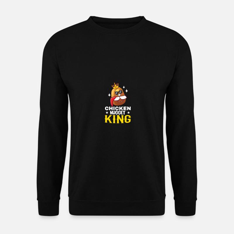 chicken nugget king chicken nuggets - Unisex Pullover - Schwarz