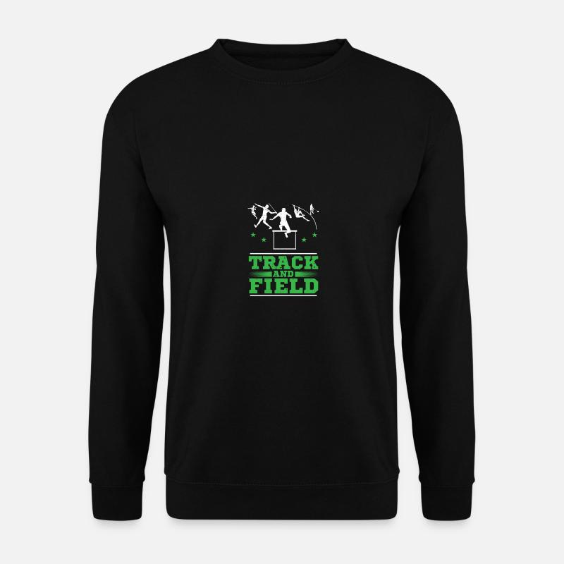 Course d’athlétisme et coureur d’athlétisme - Sweat-shirt Unisexe - noir