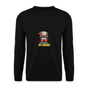 Mignon Dernier Jour d’École Chignon En désordre Dernier Jour du 1er - Sweat-shirt Unisexe - noir - Devant - Alina (178cm) & Michal (187cm)