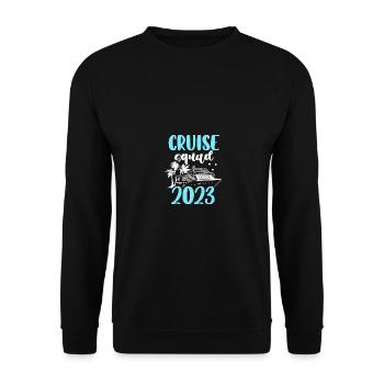Matching Family Cruise 2023 Vacation Funny - Unisex Pullover - Schwarz - Vorne - Alina (178cm) & Michal (187cm)