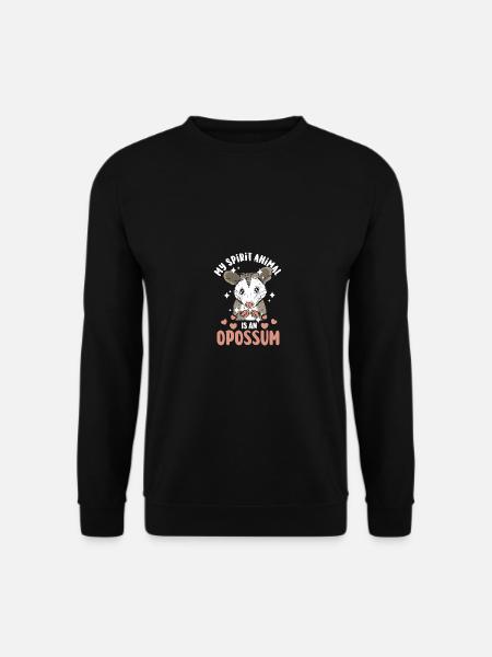 Drôle d’opossum Mon animal spirituel est un opossum - Sweat-shirt Unisexe - noir