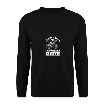 If Dirt Ain't Flyin You Ain't Tryin Funny Dirt - Unisex Sweatshirt - black - Front - Alina (178cm) & Michal (187cm)