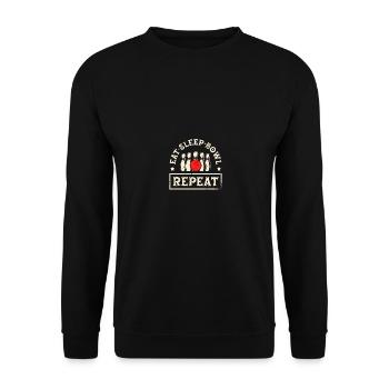 L’éducation des quilleurs est importante, mais le bowling l’est - Sweat-shirt Unisexe - noir - Devant - Alina (178cm) & Michal (187cm)