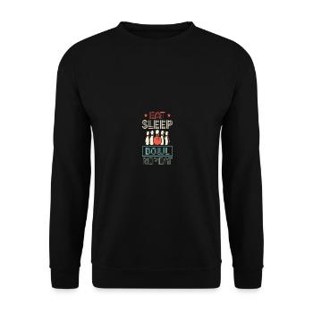 L’éducation des quilleurs est importante, mais le bowling l’est - Sweat-shirt Unisexe - noir - Devant - Alina (178cm) & Michal (187cm)