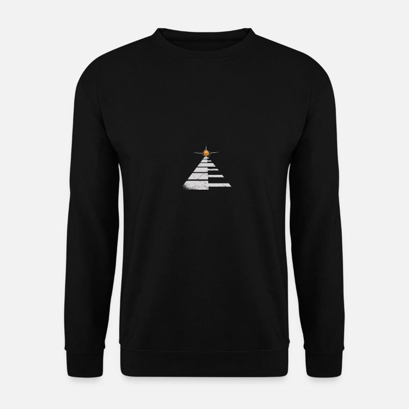 Cute Piano Music Piano Tie Keyboard Player - Unisex Pullover - Schwarz