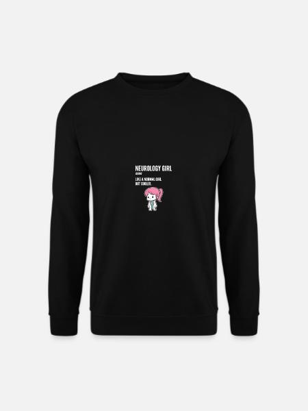 Neurologie-Mädchen Arzt oder Neurologe Geschenk - Unisex Pullover - Schwarz