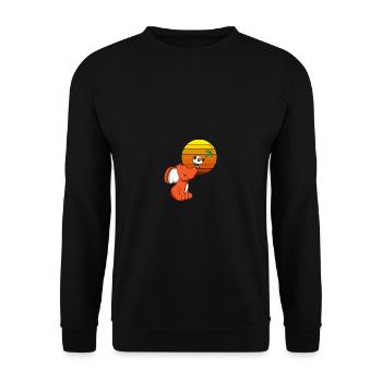 Panda Help Cadeau de collectionneur de jouets en peluche - Sweat-shirt Unisexe - noir - Devant - Alina (178cm) & Michal (187cm)