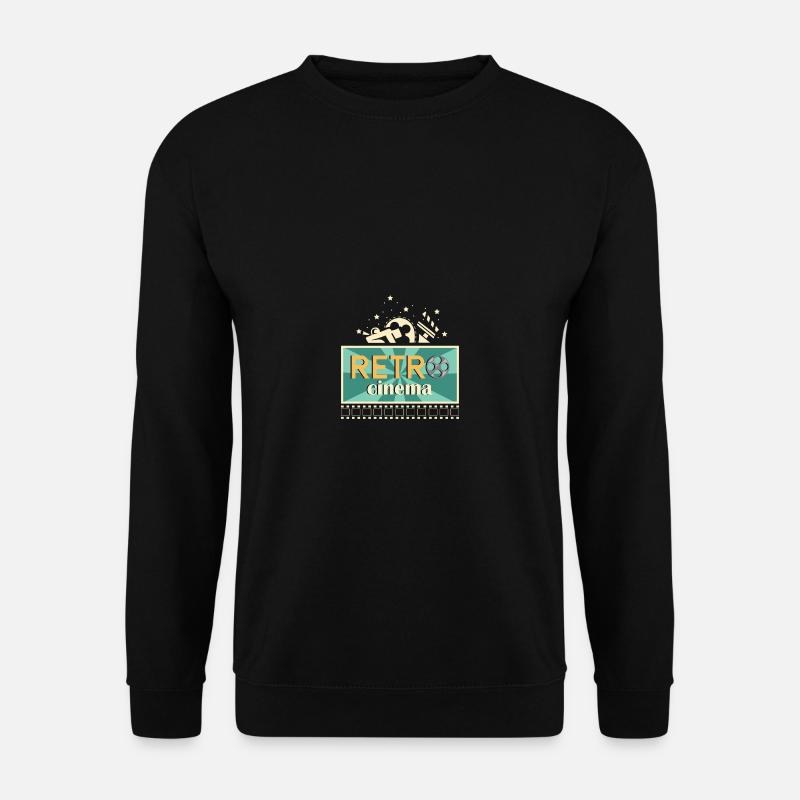 Retro-Kino. Cinephile. Gift - Unisex Pullover - Schwarz
