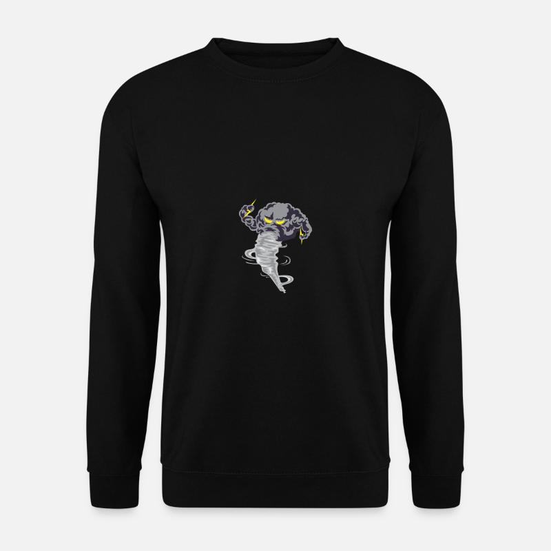 Der Tornado. Starke Person Gift - Unisex Pullover - Schwarz