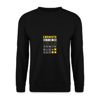 Chimistes scientifiques à intervalles réguliers - Sweat-shirt Unisexe - noir - Devant - Alina (178cm) & Michal (187cm)